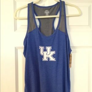UK Wildcats Racerback Tank Top BlueGray NWT Size M